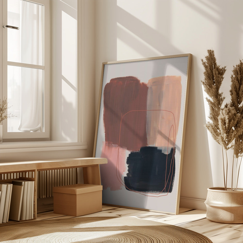 Abstract Brush Strokes 120 Print