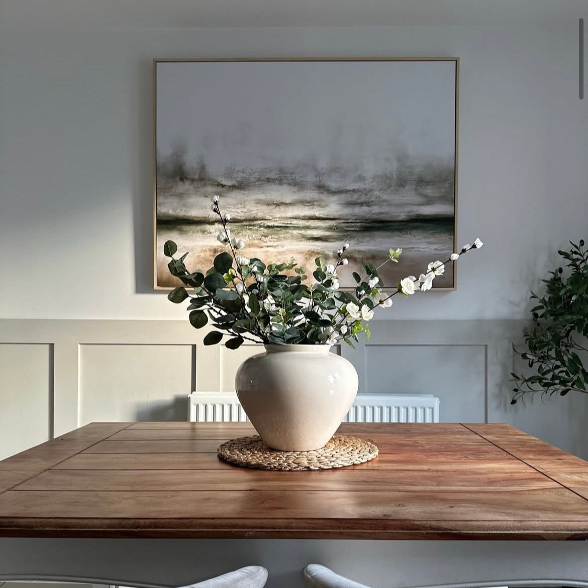 Moods Landscape Framed Printed Canvas