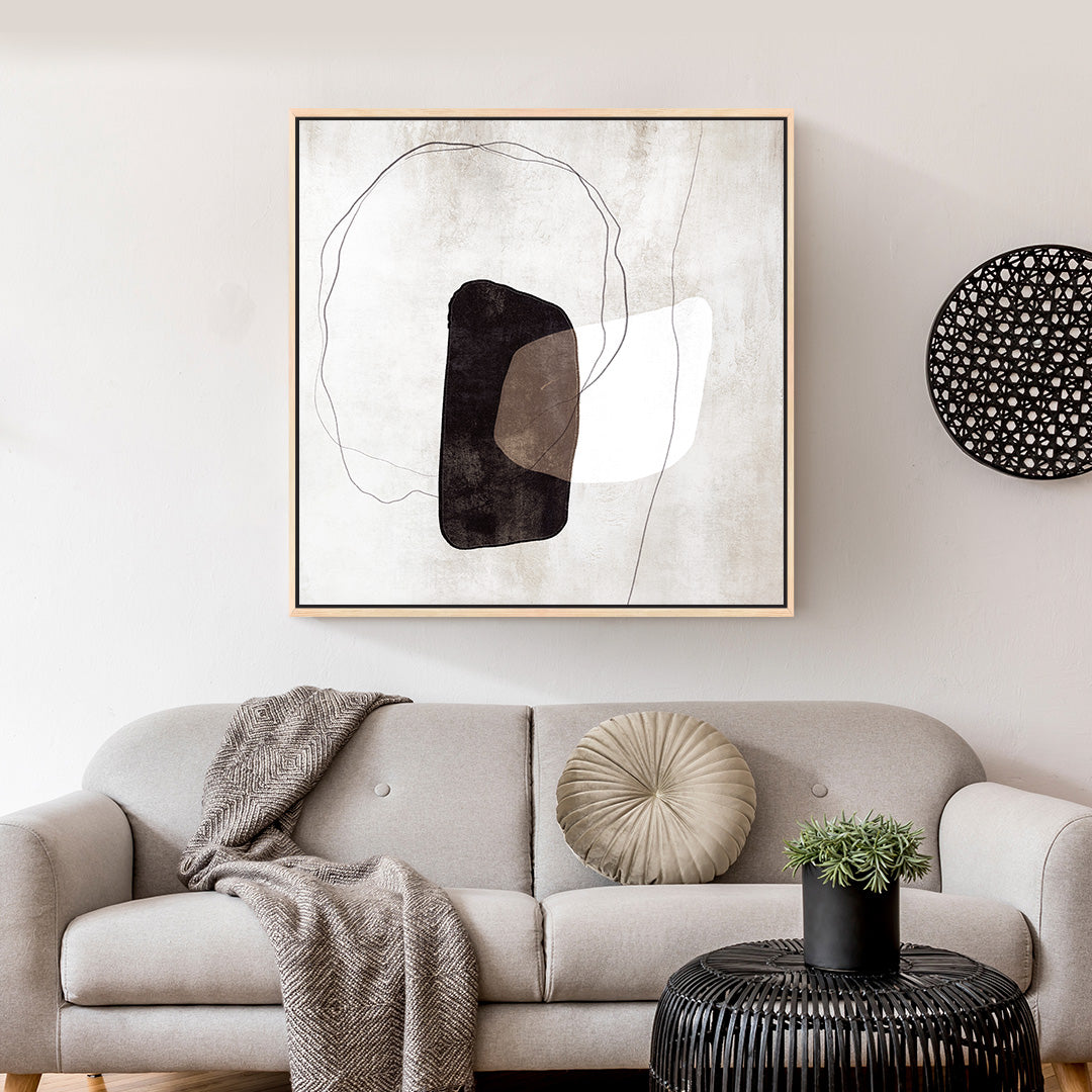 Hela Square Framed Printed Canvas - Mala Art Co.