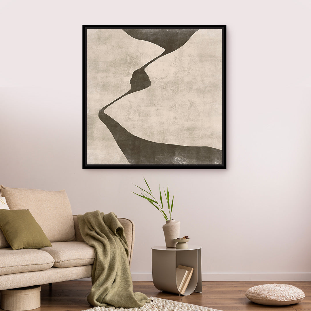 Gigi II Square Framed Printed Canvas - Mala Art Co.