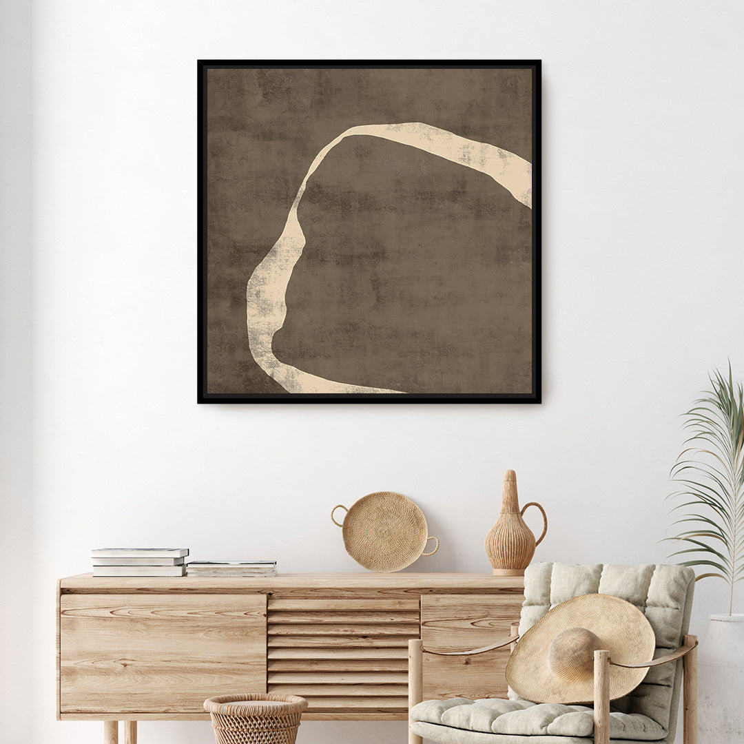 Moko II Square Framed Printed Canvas - Mala Art Co.