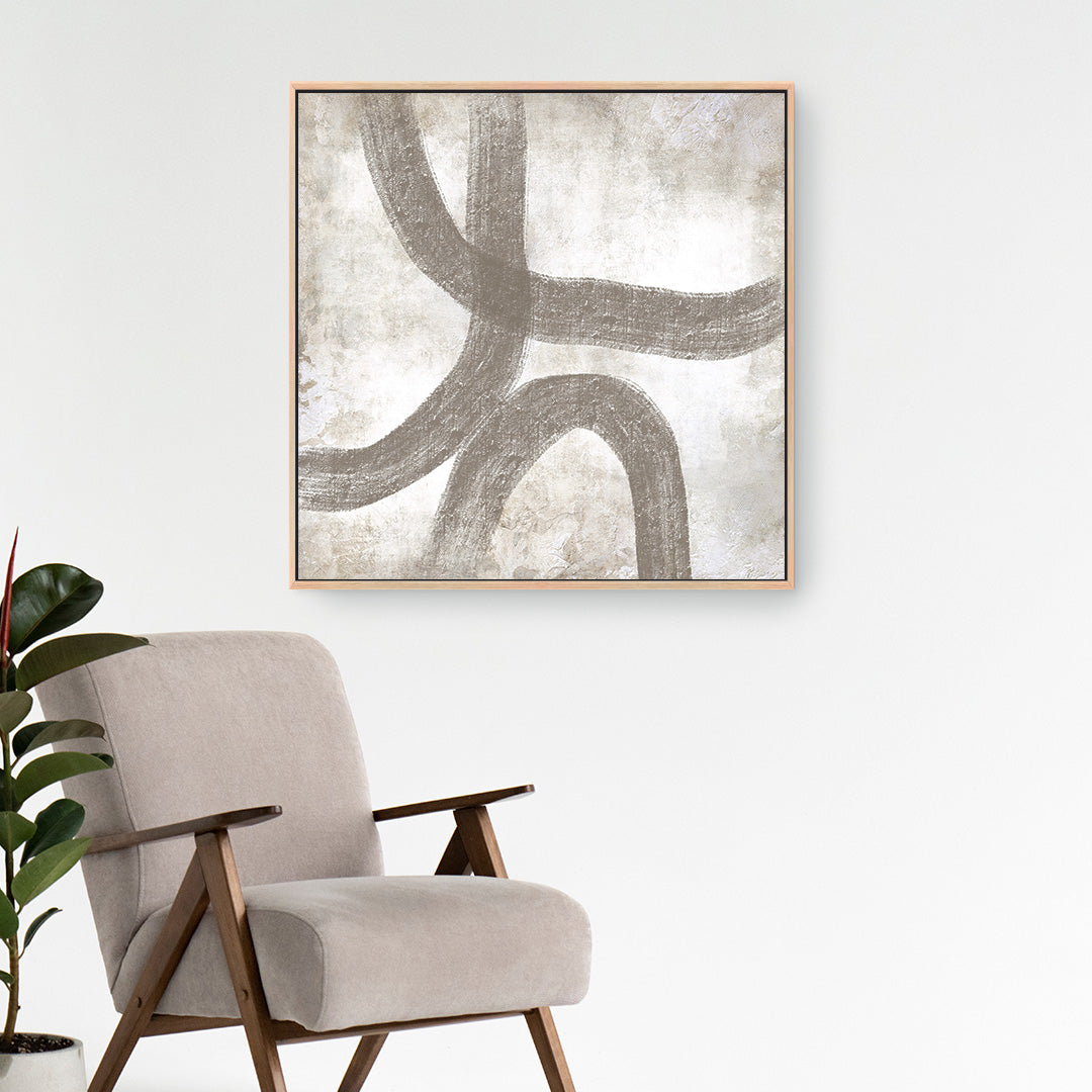 Myro I Square Framed Printed Canvas - Mala Art Co.