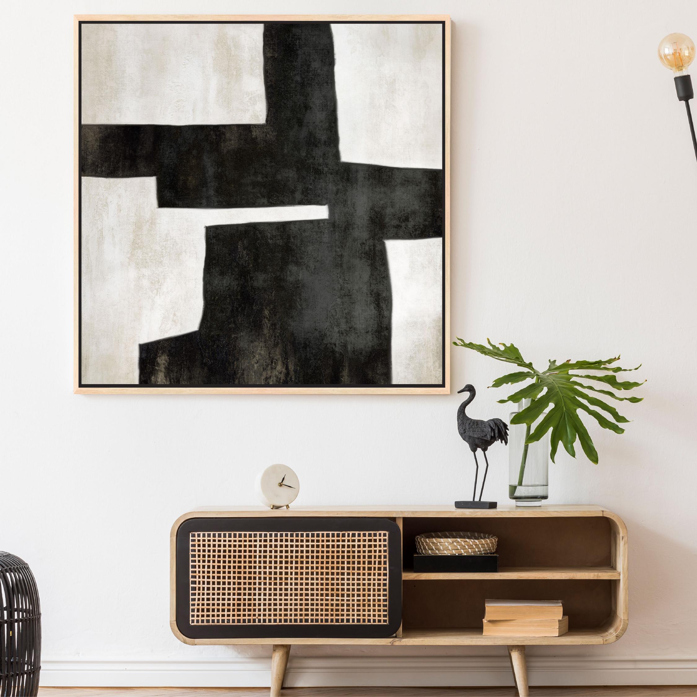 Fabio III Square Framed Printed Canvas - Mala Art Co.