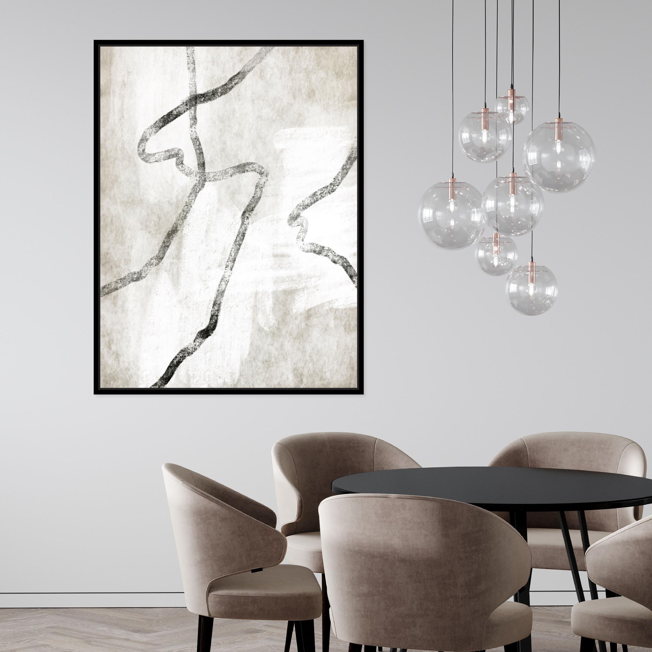 Modo I Portrait Framed Printed Canvas - Mala Art Co.