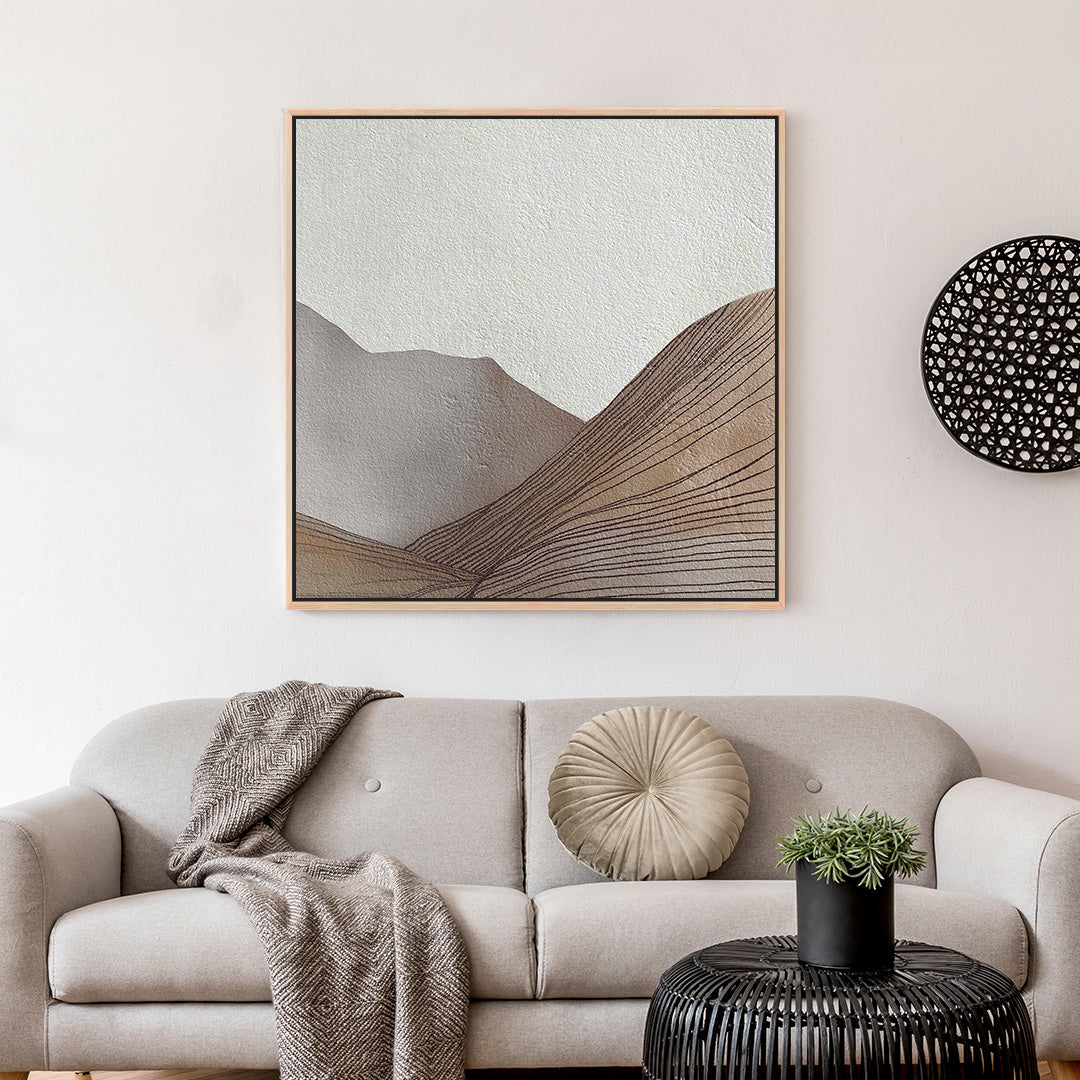 Morros Square Framed Printed Canvas - Mala Art Co.