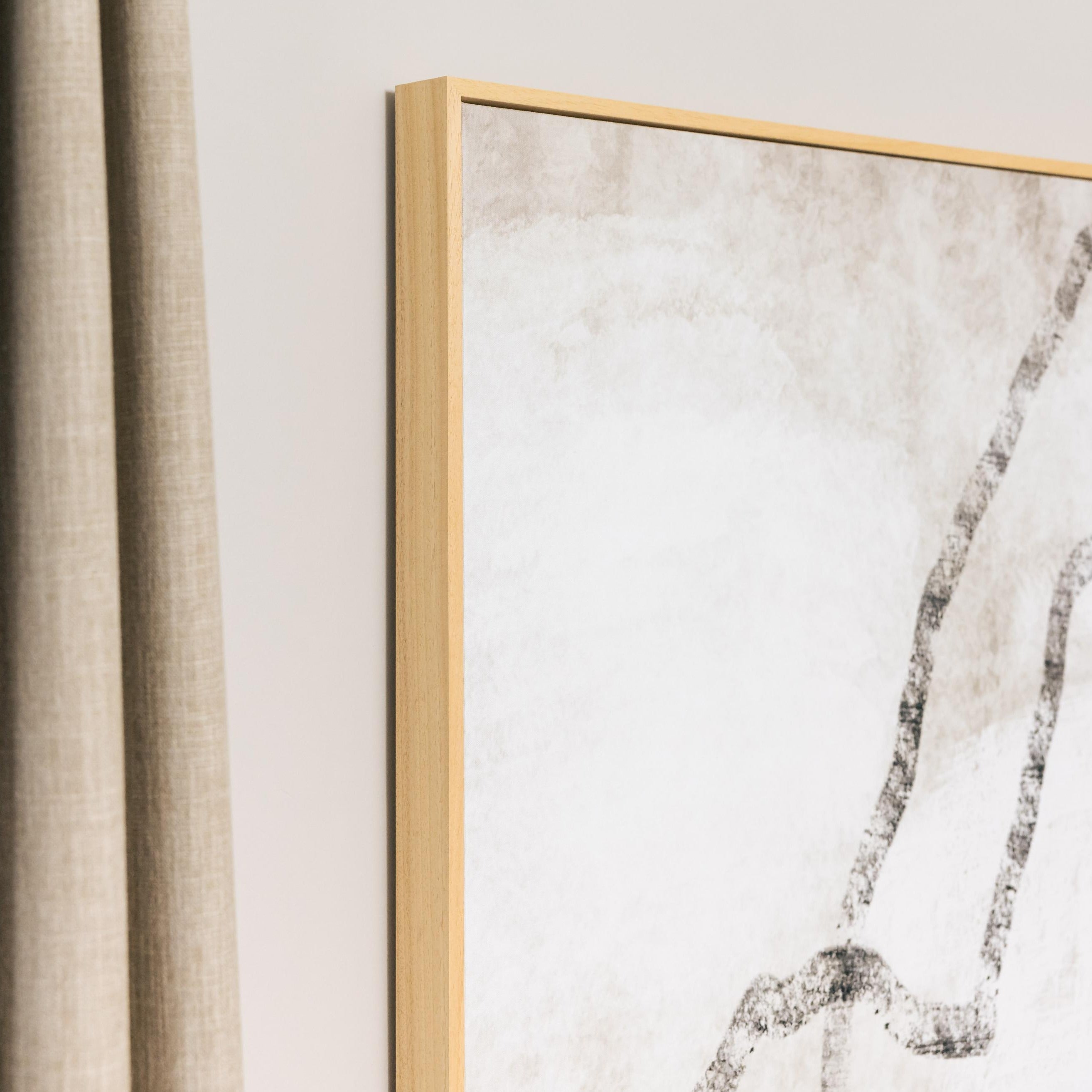 Modo III Portrait Framed Printed Canvas - Mala Art Co.