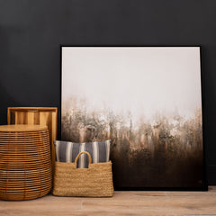 Rustica Square Framed Printed Canvas - Mala Art Co.
