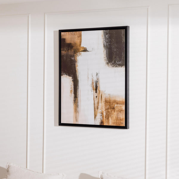 Casa II Portrait Framed Printed Canvas - Mala Art Co.