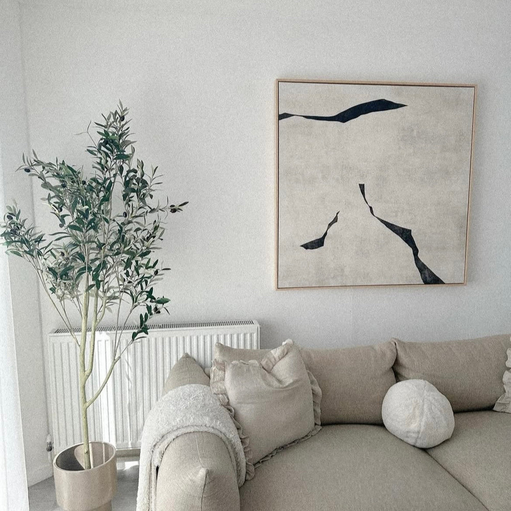 Oslo I Square Framed Printed Canvas - Mala Art Co.