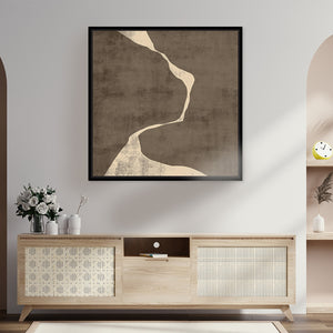 Moko III Square Framed Printed Canvas - Mala Art Co.