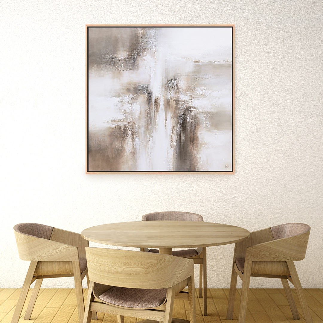 Mimi I  Square Framed Printed Canvas