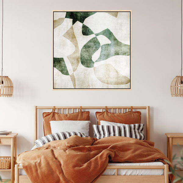 Soraya Square Framed Printed Canvas - Mala Art Co.