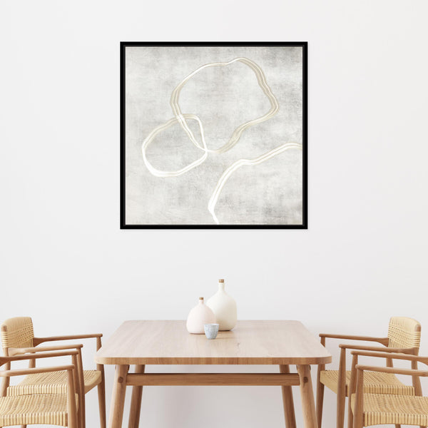Stylo I Square Framed Printed Canvas - Mala Art Co.
