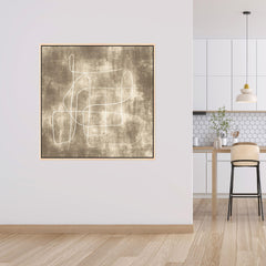 Symphony Square Framed Printed Canvas - Mala Art Co.