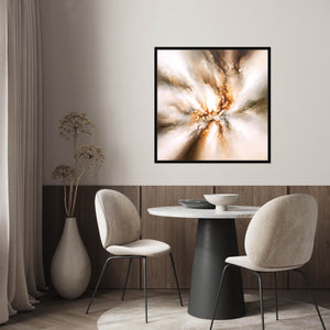 Origin I Square Framed Printed Canvas - Mala Art Co.