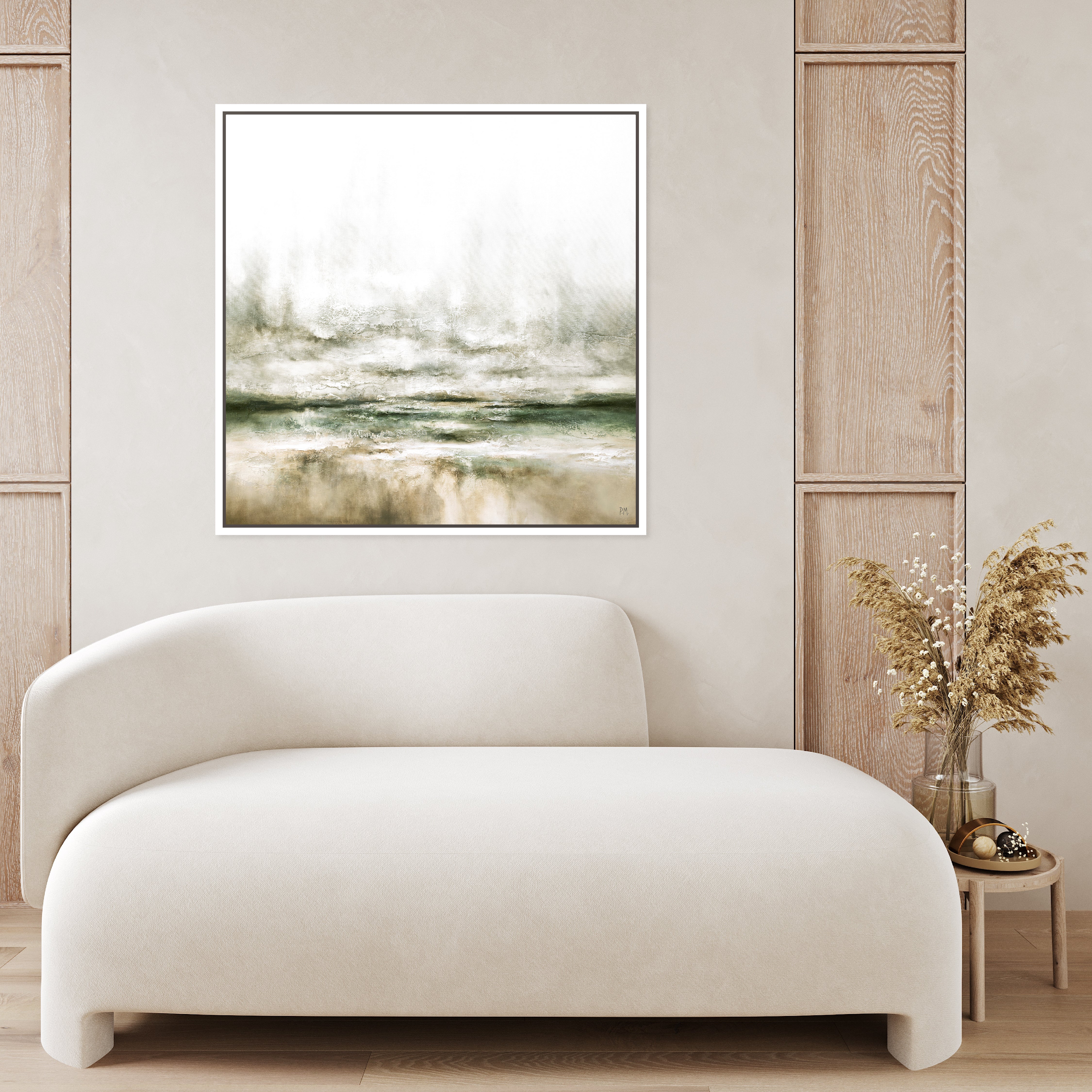 Moods Square Framed Printed Canvas - Mala Art Co.