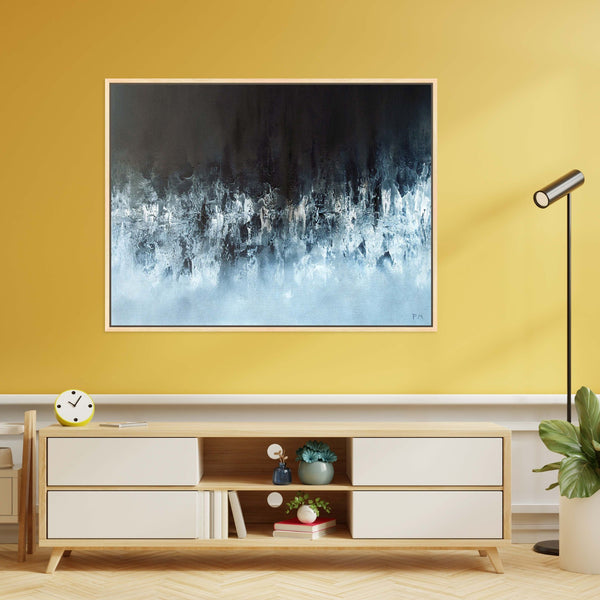 Pisces Landscape Framed Printed Canvas - Mala Art Co.