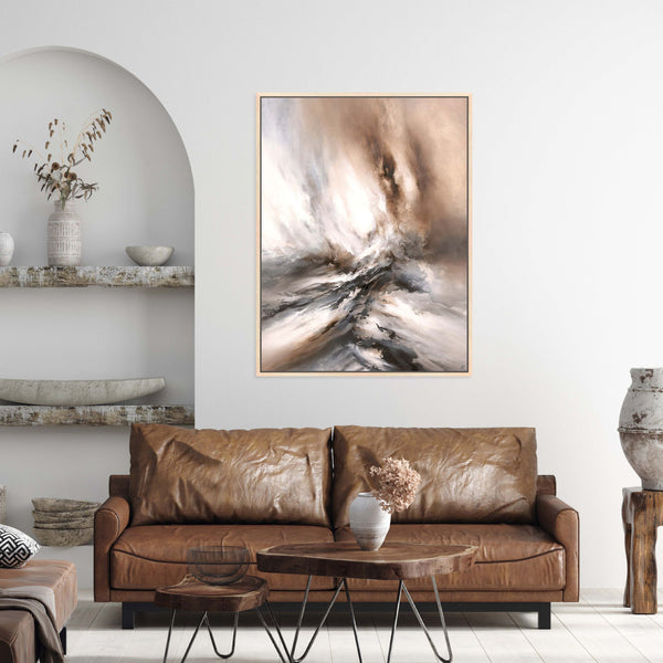 Awakening Portrait Framed Printed Canvas - Mala Art Co.