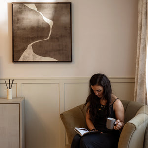 Moko III Square Framed Printed Canvas - Mala Art Co.