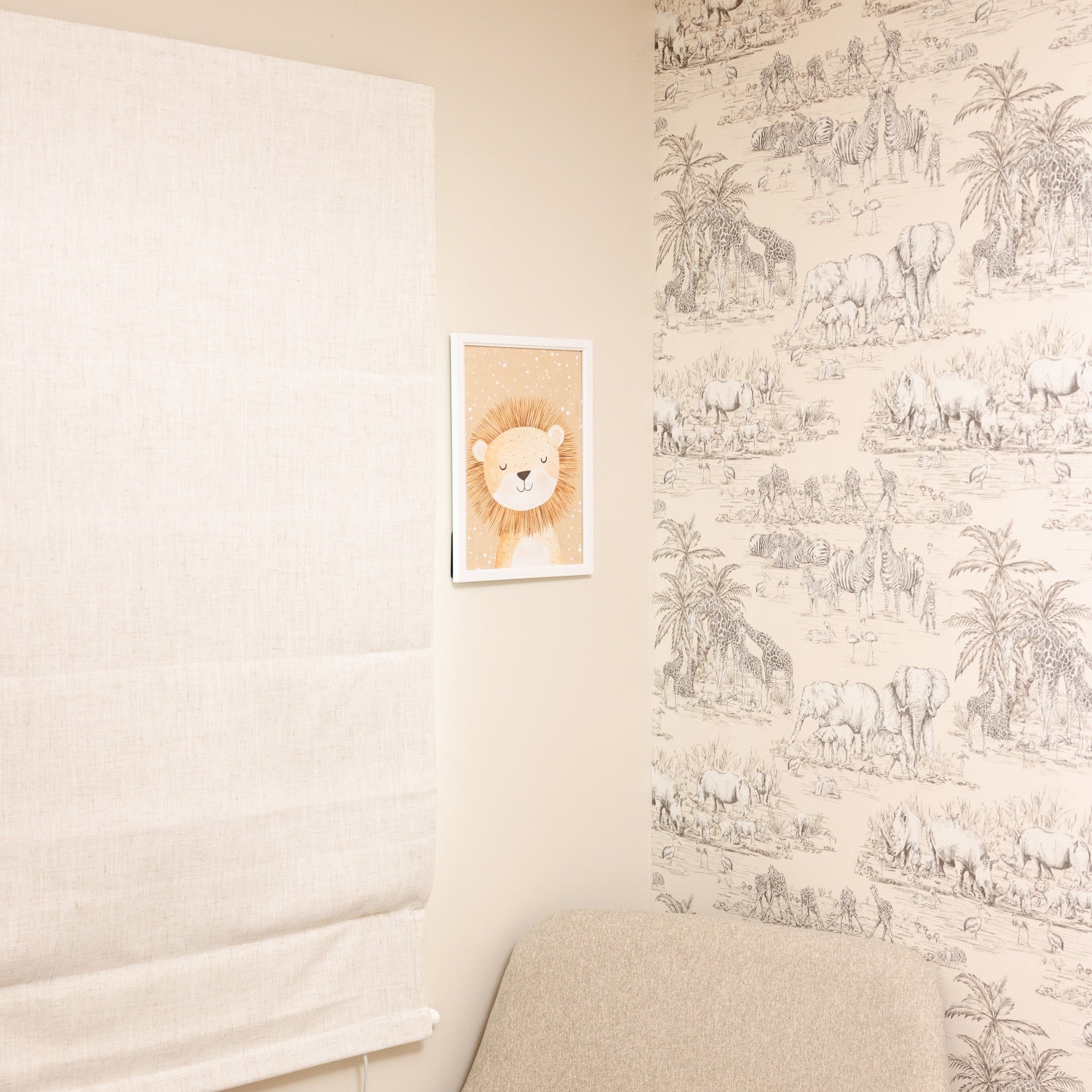 Happy Lion Print