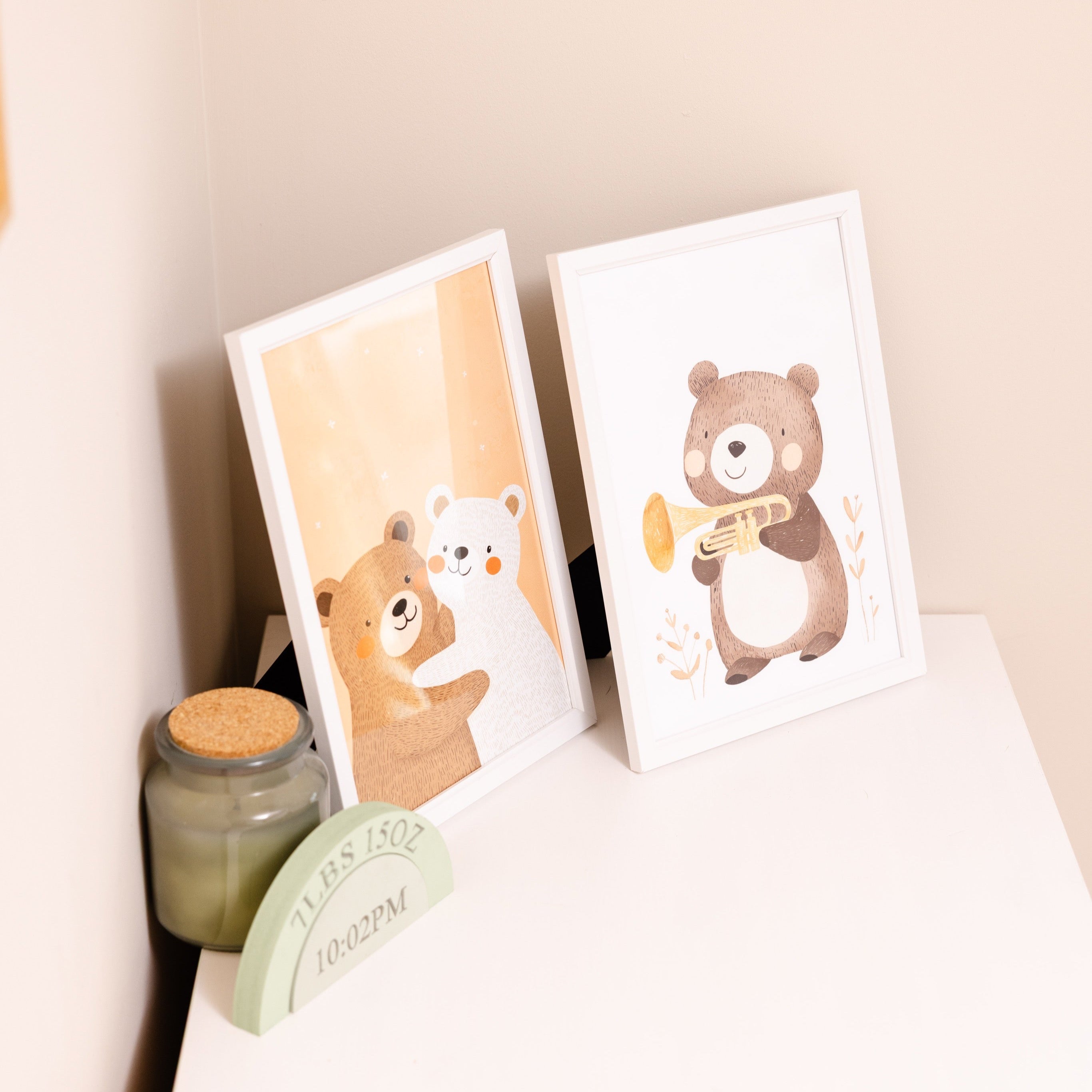 Trumpet Bear Print