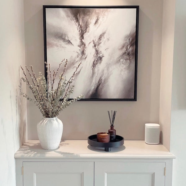 Fusion II Square Framed Printed Canvas - Mala Art Co.